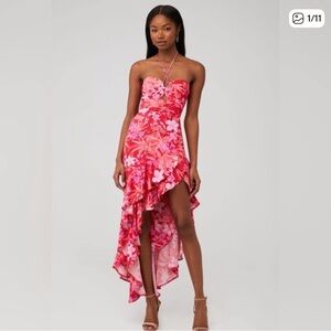 AMANDA UPRICHARD ESTRADA DRESS in Azalea size XS